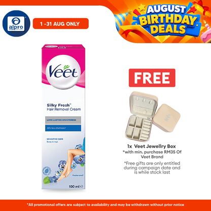 Veet Sensitive Skin Cream 100ml Veet
