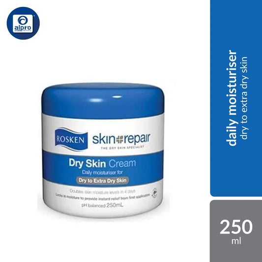 Rosken Dry Skin Cream 250ml | Dry Skin Instant Relief Rosken
