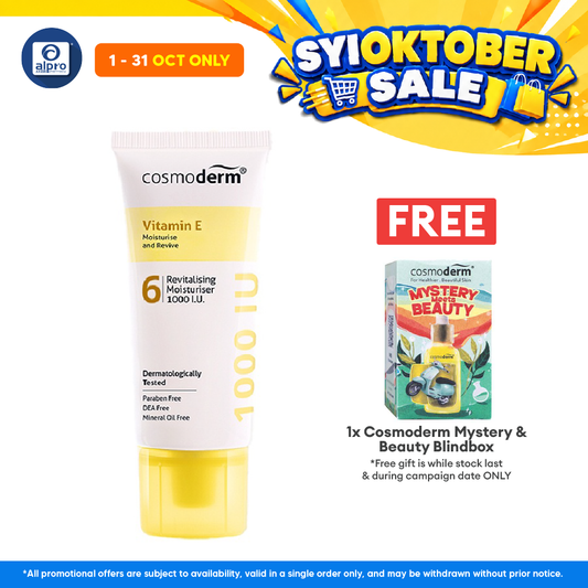Cosmoderm Vitamin E Revitalising Moisturizer 1000iu 50g