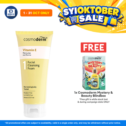 Cosmoderm Vitamin E Facial Cleansing Foam 125ml