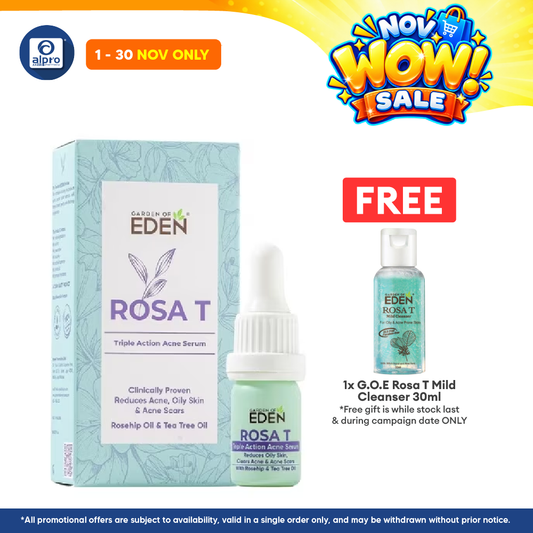 Garden Of Eden Rosa T Acne Serum 5ml | Helps Clear Acne Scar