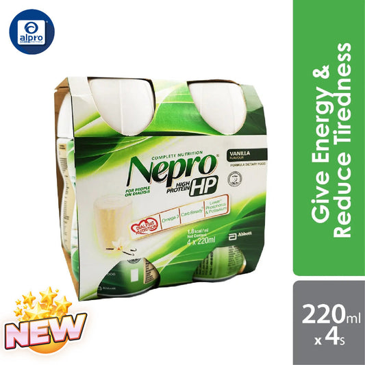 Abbott Nepro HP 220ml 4s | Suitable for Dialysis Patient Nepro