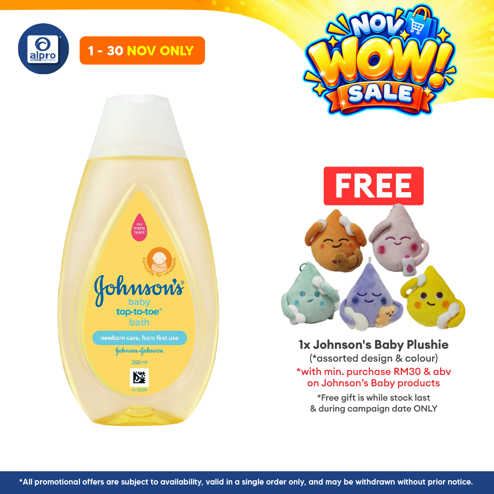 Johnsons Baby Top To Toe Wash 200ml