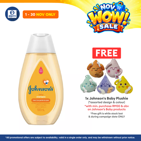 Johnsons Baby Shampoo 100ml (gold)