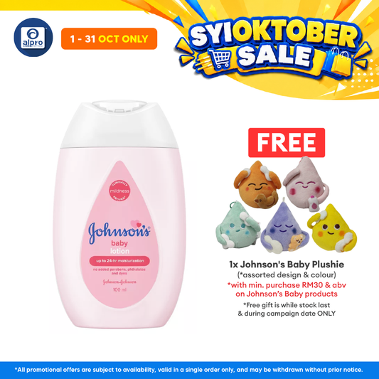 Johnsons Baby Lotion Pink 100ml