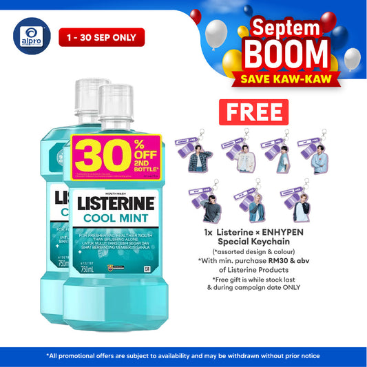 Listerine Cool Mint 2x750ml | Gives Lasting Fresh Breath Listerine
