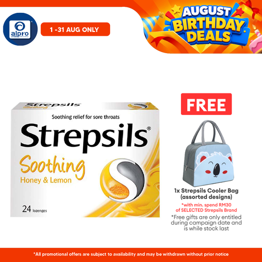 Strepsils Soothing Honey & Lemon 24s Strepsils