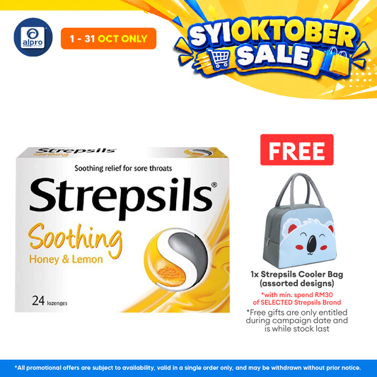 Strepsils Soothing Honey & Lemon 24s