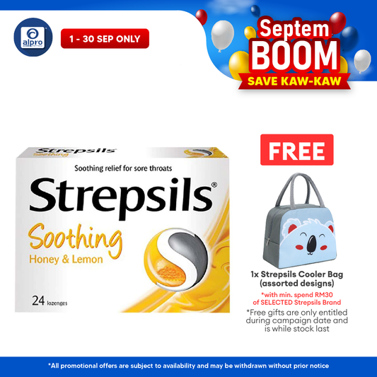 Strepsils Soothing Honey & Lemon 24s