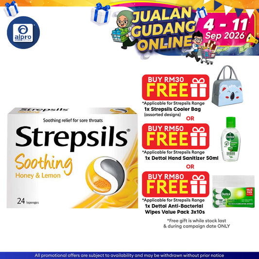 Strepsils Soothing Honey & Lemon 24s Strepsils