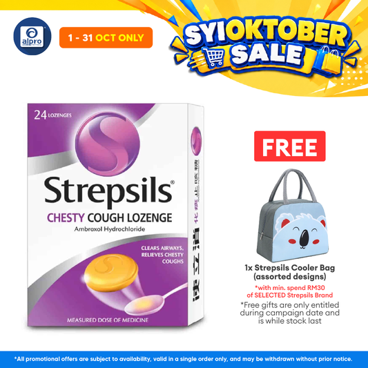 Strepsils Chesty Cough Lozenge 24s | Relief Sore Throat