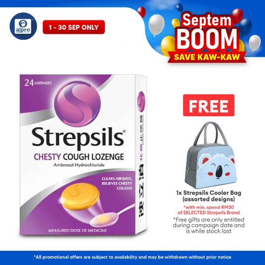 Strepsils Chesty Cough Lozenge 24s | Relief Sore Throat