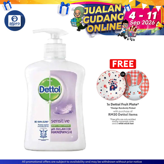 Dettol Sensitive Anti Bacterial Handwash (250ml) Dettol
