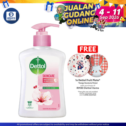 Dettol Antibacterial Skincare Liquid Hand Wash (250ml) Dettol