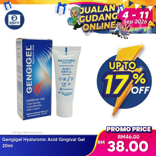 Gengigel Hyaluronic Acid Gingival Gel 20ml Gengigel
