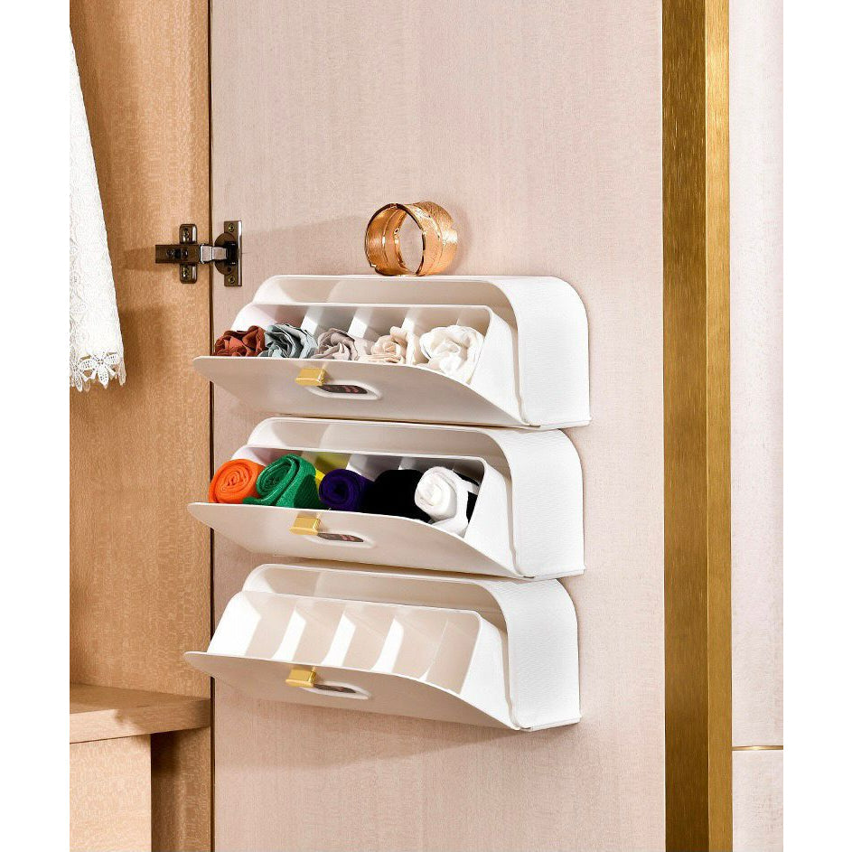 [Group Buy Delivery Starts 27/1/2026] Wall Mounted Sock Storage Box 1s | High Quality Group Buy