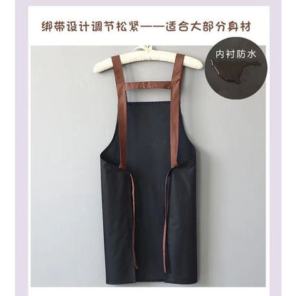 [Group Buy Delivery Starts: 9/12/2025]  Oil-Proof Kitchen Apron 1s (Sky Blue/Black/Green) Group Buy