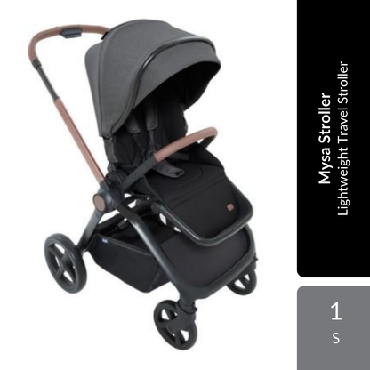 Chicco Mysa Stroller 1s | Lightweight Foldable Travel Stroller Chicco