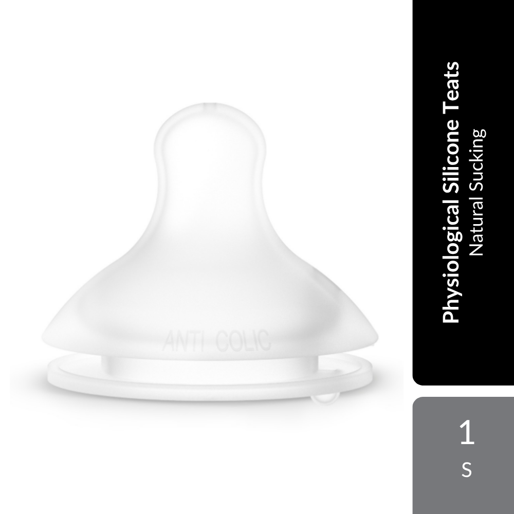 Suavinex SX Pro Physiological Silicone Teats for Baby Bottle 1s | Silicone Teat For Natural Sucking Suavinex