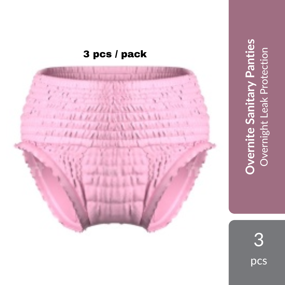 Shapee Overnite Sanitary Panties L - XL 3s | Overnight Leak Protection For Postpartum & Maternity Care Shapee