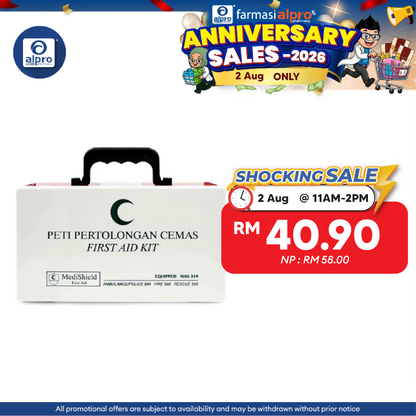 Medishield First Aid Kit MAS 319 Small Equipped Medishield