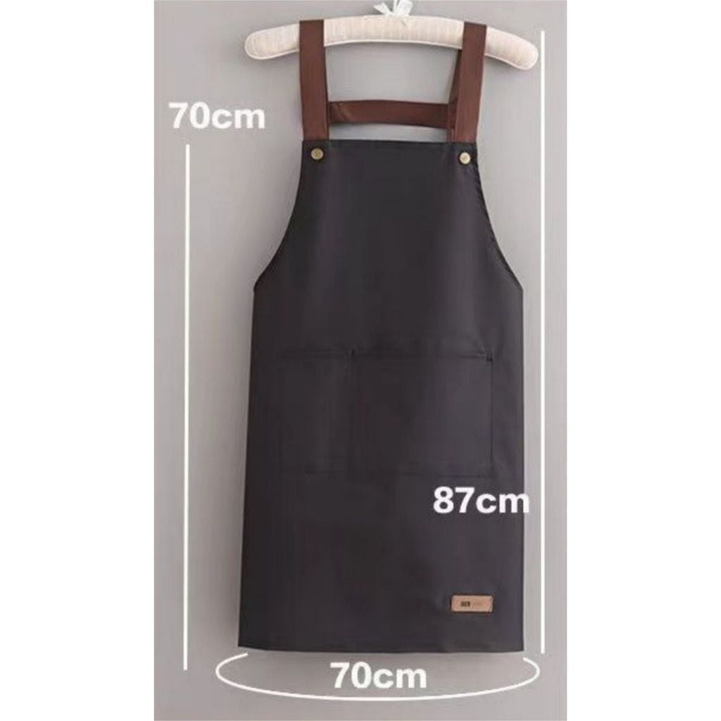 [Group Buy Delivery Starts: 9/12/2025]  Oil-Proof Kitchen Apron 1s (Sky Blue/Black/Green) Group Buy