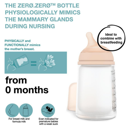 Suavinex Zero Zero Baby Bottle Starter Set 0M+ 1s | Complete Anti-Colic Feeding Essentials For Newborns Suavinex