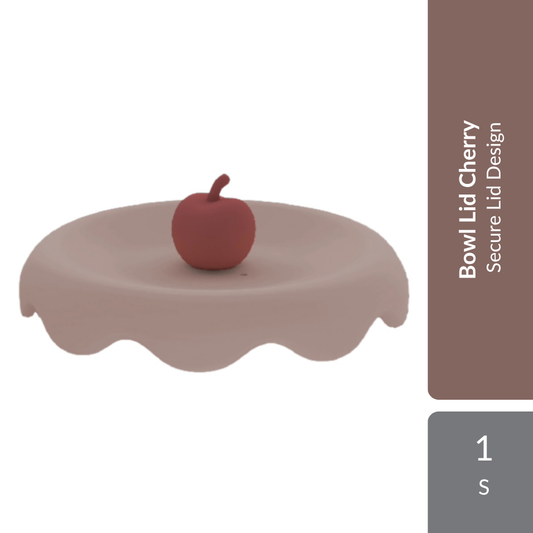 Samu Giken Bowl Lid Cherry 1s | Secure Lid Design For Fresh Food Storage & Easy Feeding Samu Giken