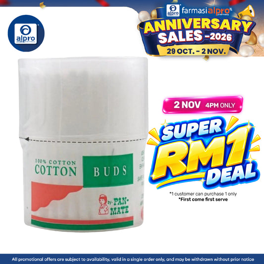 Pan-mate Cotton Bud 240s