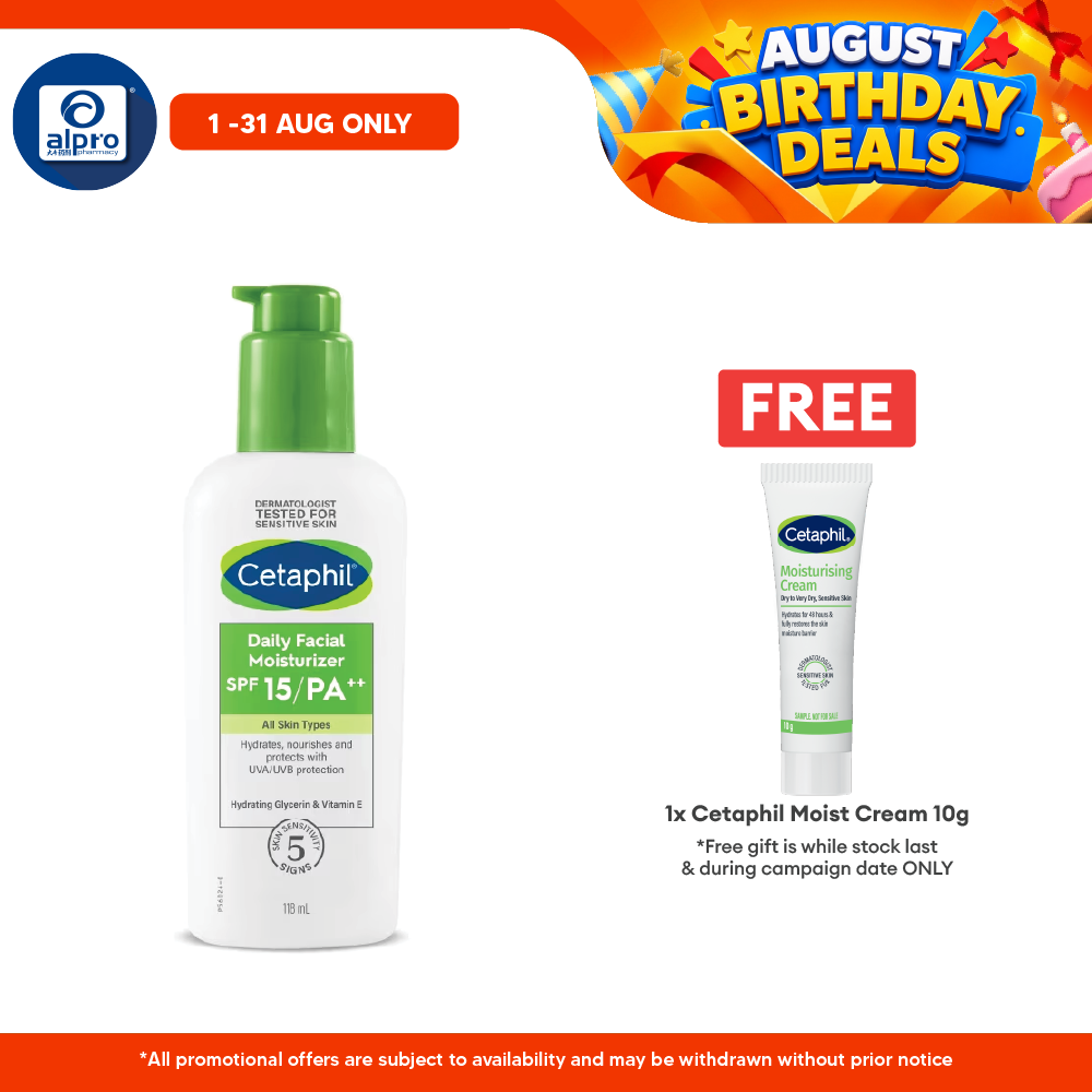 Cetaphil Daily Facial Moisturizer Spf15 118ml Cetaphil