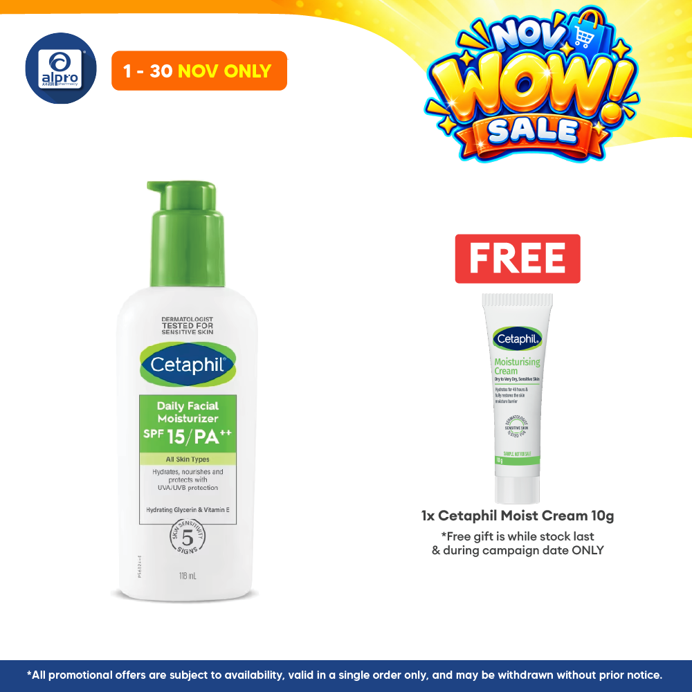 Cetaphil Daily Facial Moisturizer Spf15 118ml