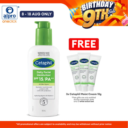 Cetaphil Daily Facial Moisturizer Spf15 118ml Cetaphil