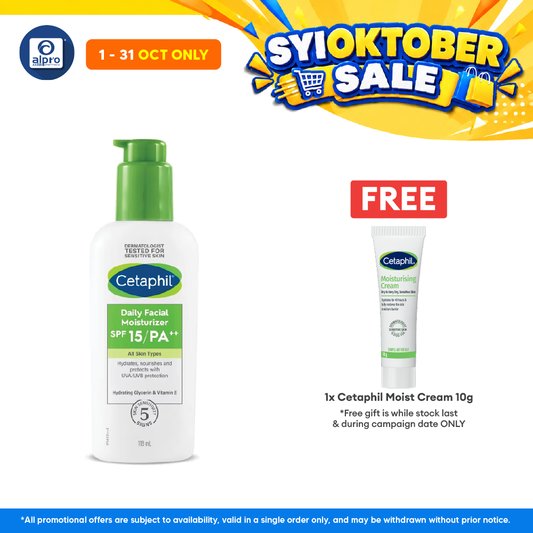Cetaphil Daily Facial Moisturizer Spf15 118ml