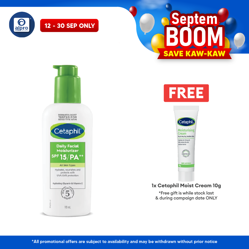 Cetaphil Daily Facial Moisturizer Spf15 118ml