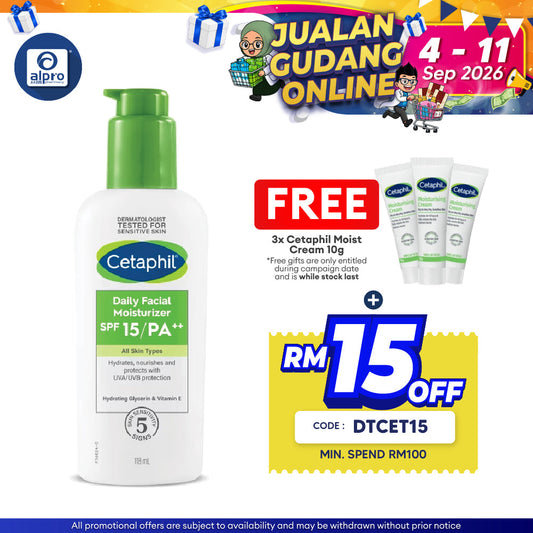 Cetaphil Daily Facial Moisturizer Spf15 118ml Cetaphil