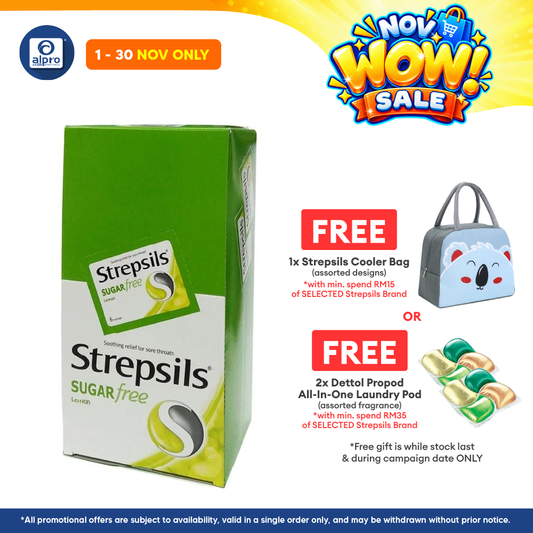 Strepsils Lemon Sugar Free 24x6s