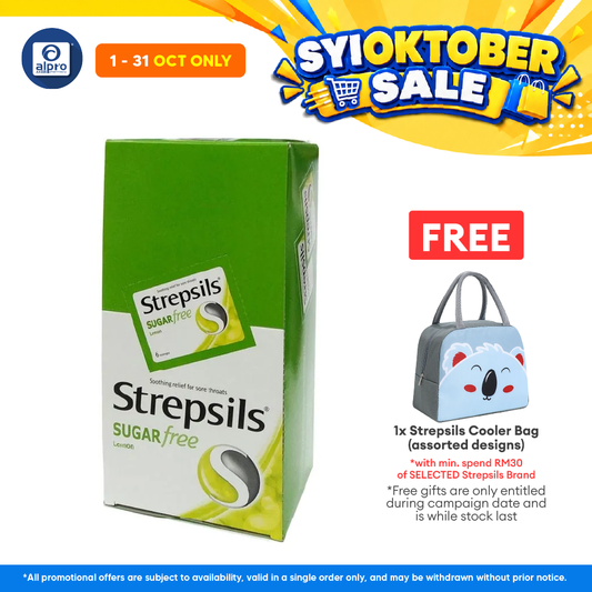 Strepsils Lemon Sugar Free 24x6s