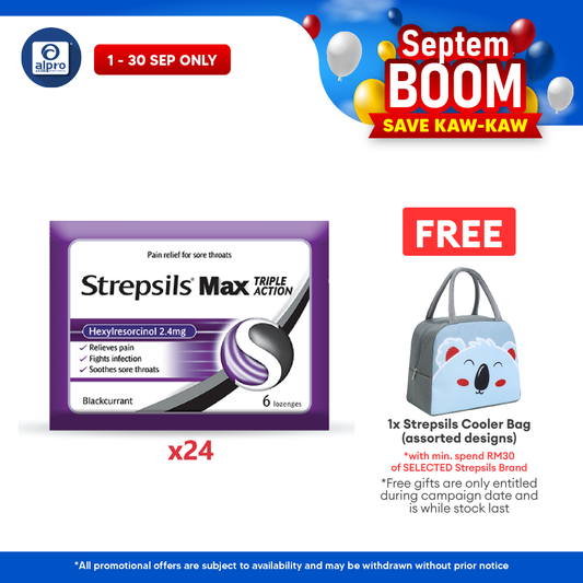 Strepsils Max Blackcurrant 24x6s