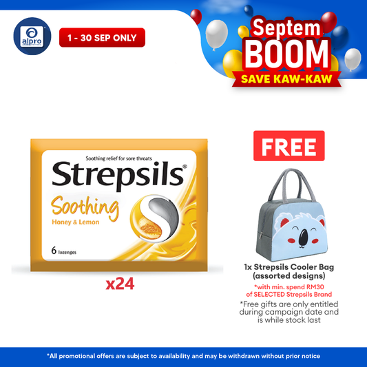 Strepsils Soothing Honey & Lemon 24x6s | Honey lemon