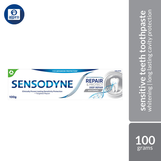 Sensodyne Repair & Protect – Whitening 100g | Advanced Sensitivity & Cavity Protection