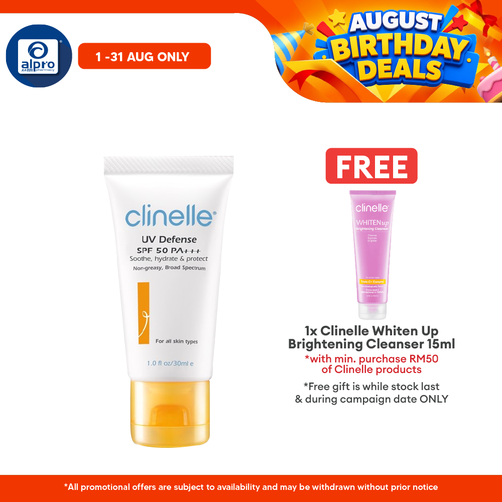 Clinelle Uv Defense Spf50 30ml Clinelle