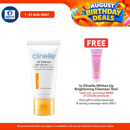 Clinelle Uv Defense Spf50 30ml Clinelle
