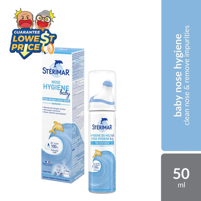 Sterimar Baby Nose Hygiene Isotonic Spray 50ml | Cleans Nose & Remove Impurities Sterimar