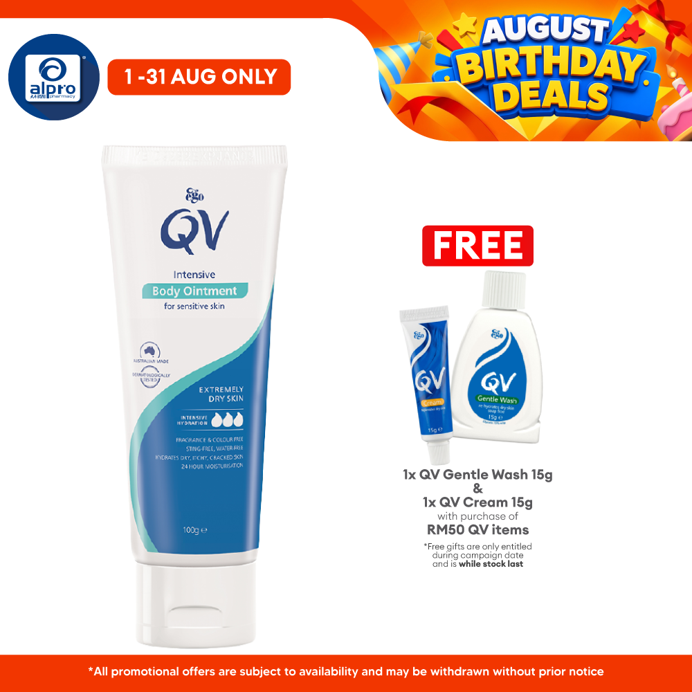 Ego QV Intensive Body Moisturiser Dry Skin 100g QV