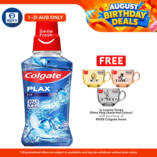 Colgate Plax Ice 250mL | With Natural Minty Essential Oils Colgate