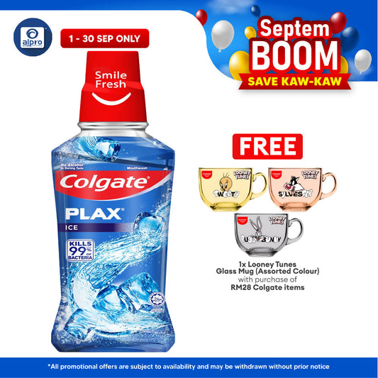 Colgate Plax Ice 250mL | With Natural Minty Essential Oils Colgate