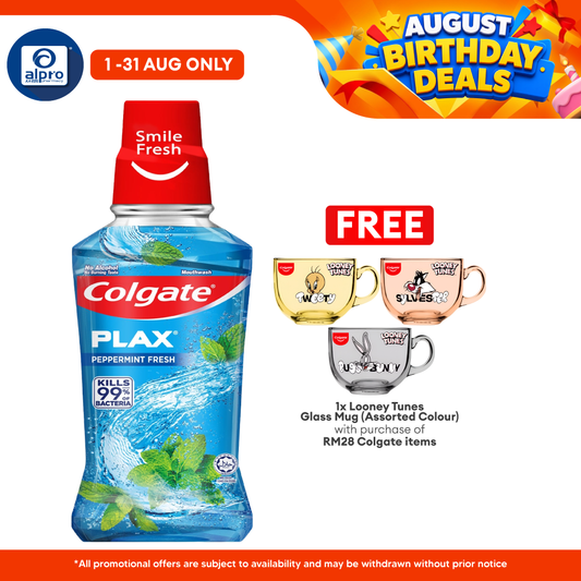 Colgate Plax Peppermint 250mL | Natural Minty Colgate