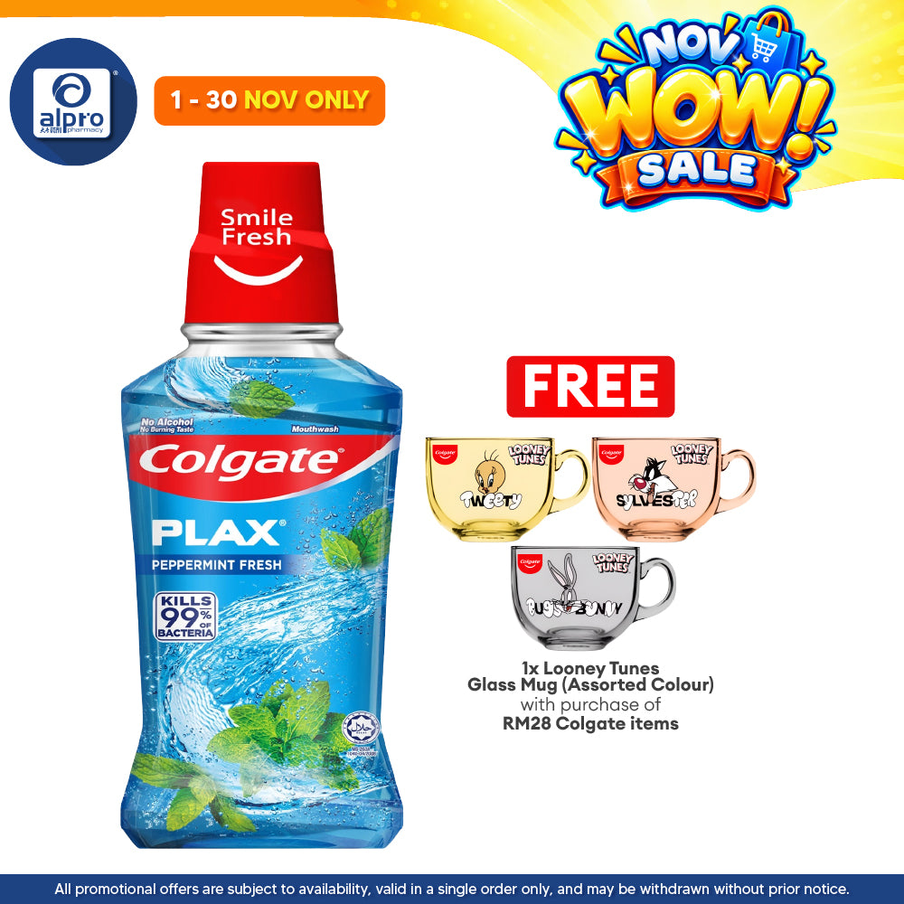 Colgate Plax Peppermint 250mL | Natural Minty