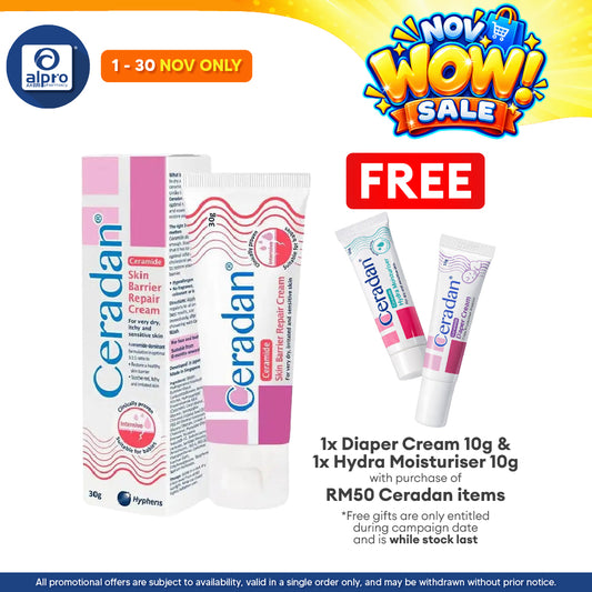 Ceradan Skin Barrier Repair Cream 30g | Rebuild the Skin Protective Barrier