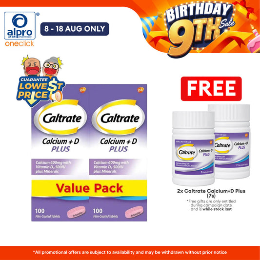 Caltrate 600 Plus 2x100s | Bone Health Formation Caltrate